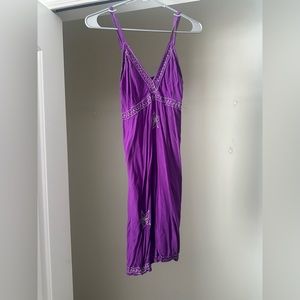 Purple sundress/bathing cover-up